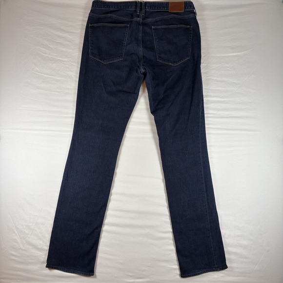 Madewell Rail Straight Jeans Women's 31x34 Dark Wash Stretch Classic - Picture 10 of 16